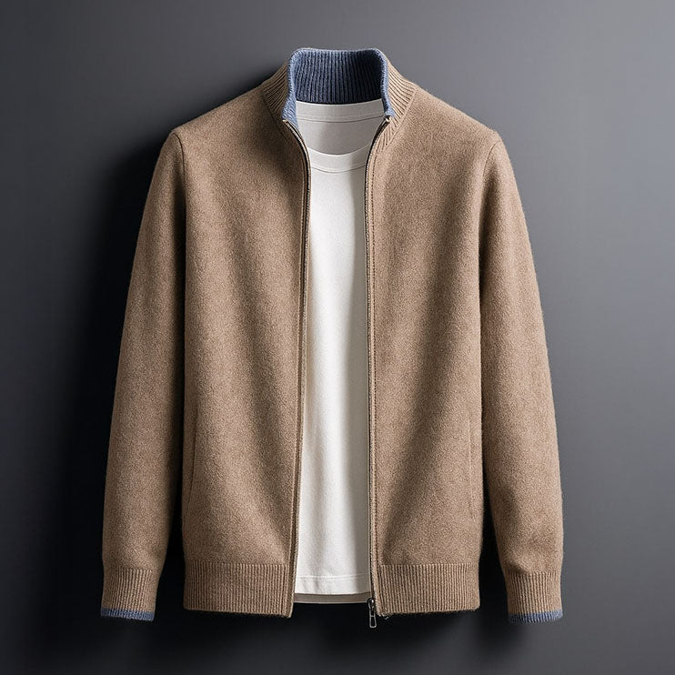 PARRADO BELMONTE Ribbed Zip Jacket — product view