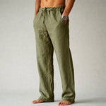 Riviera relaxed drawstring trousers in green