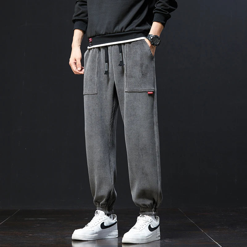 PARRADO DORADO Corduroy Drawstring Trousers — product view 4