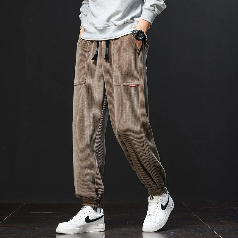 PARRADO DORADO Corduroy Drawstring Trousers — product view 7