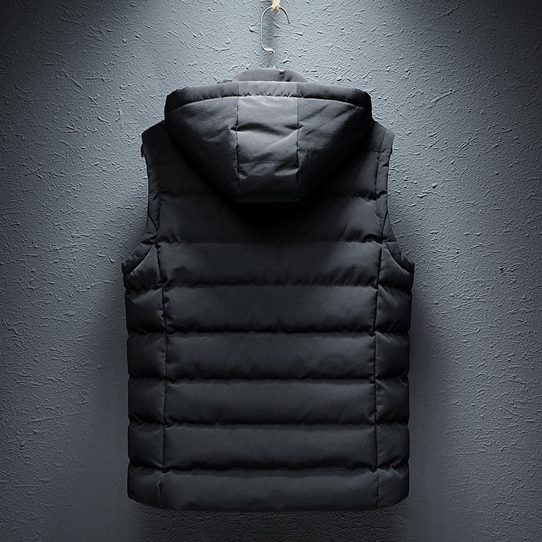 PARRADO LEIRIA Hooded Quilted Vest — product view 2