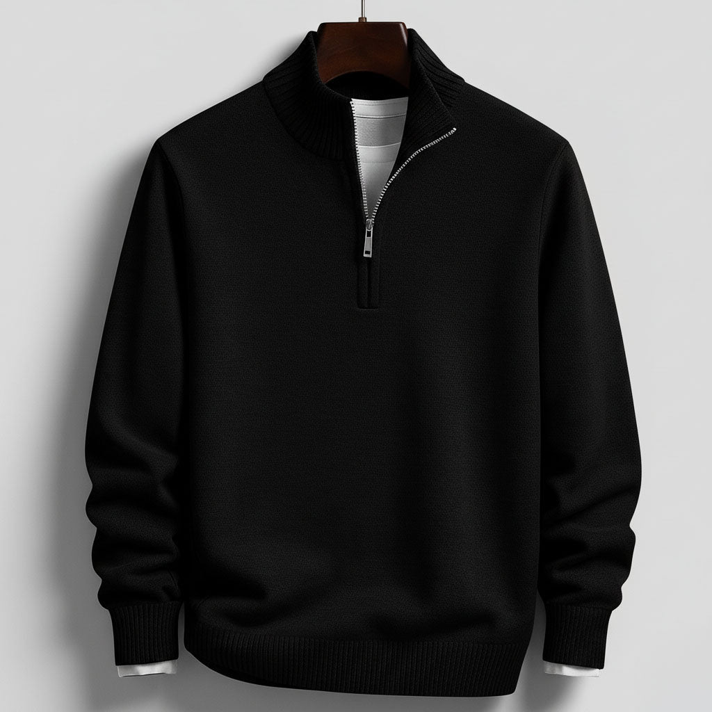 PARRADO FARO Cotton Half-Zip Sweater — product view 6