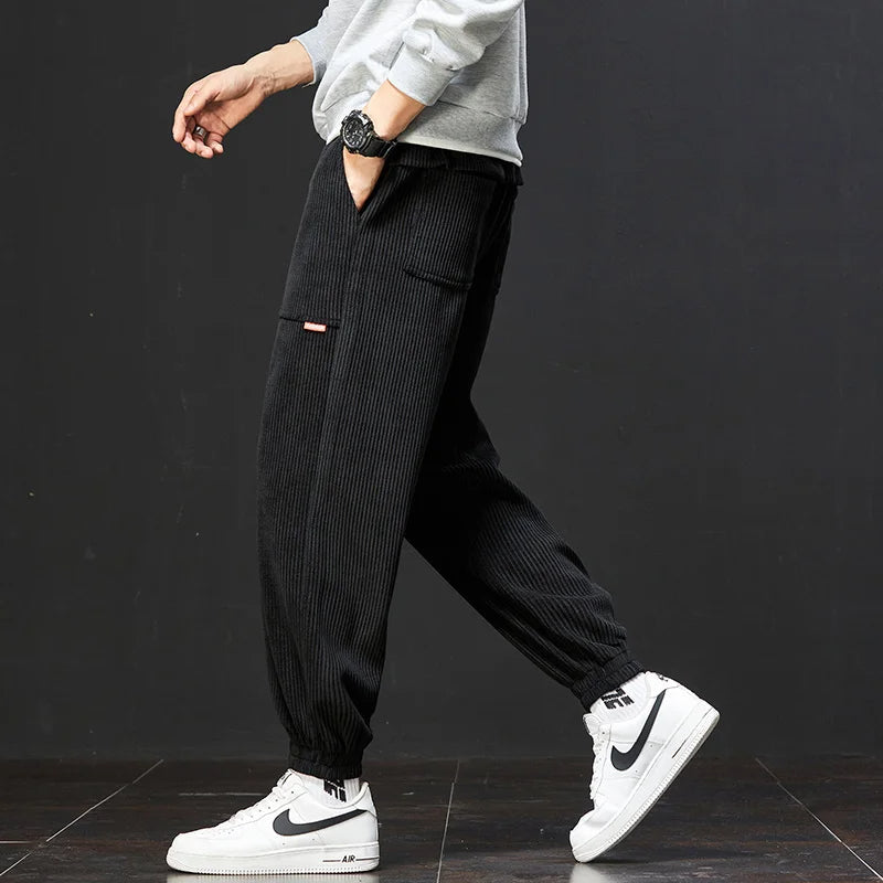 PARRADO DORADO Corduroy Drawstring Trousers — product view 3