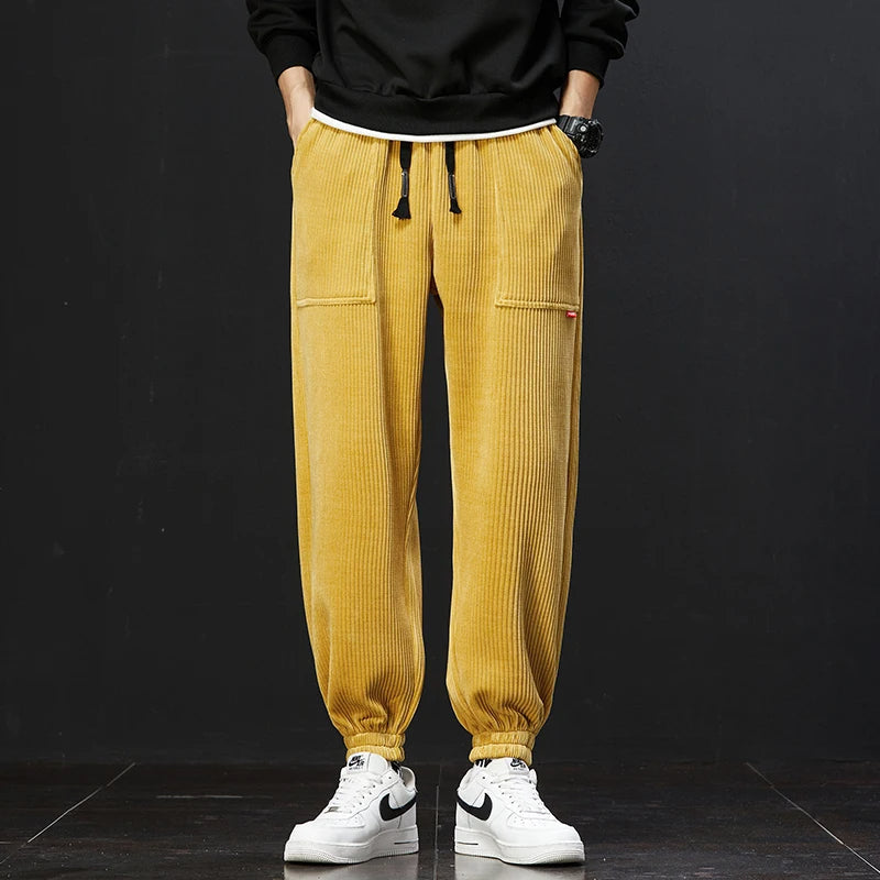 PARRADO DORADO Corduroy Drawstring Trousers — product view 2